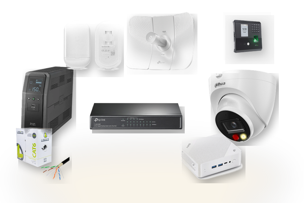 Equipos de conectividad, seguridad, energía y cómputo
